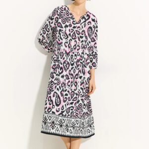 Šaty biela-vzor Cecil