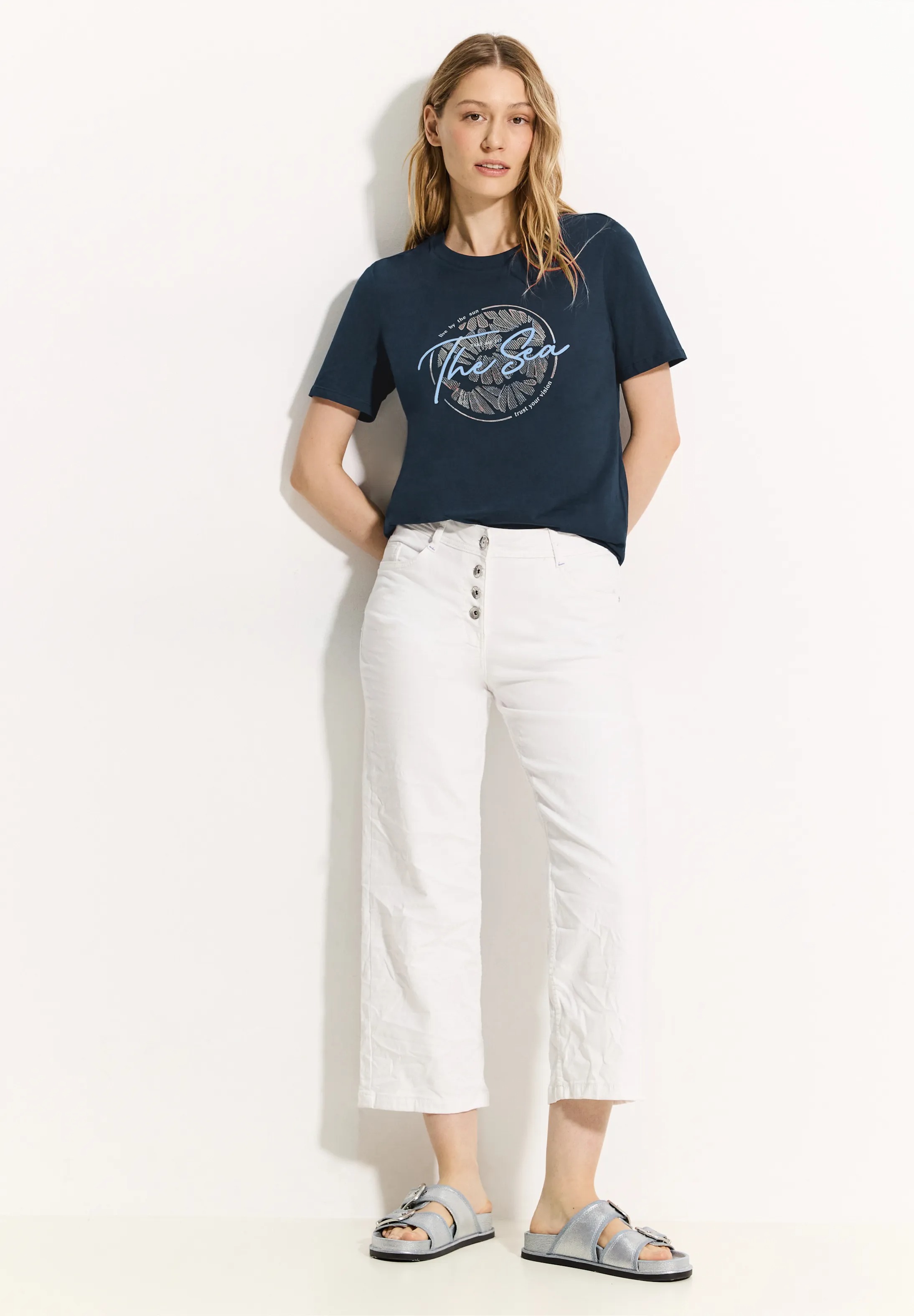 Tričko petrolej Cecil