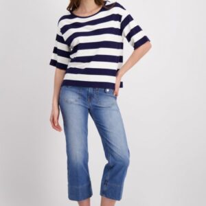 Tričko modrá-pásik Monari