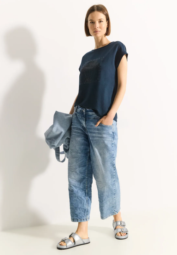 Tričko tm.modrá  Cecil