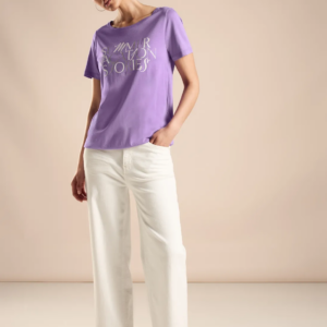 Tričko fialová-potlač Street One