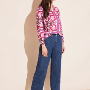 Blúzka ružová-vzor Street One