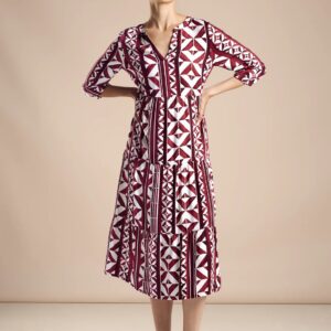 Šaty červená-vzor Street One