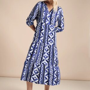 Šaty modrá-vzor  Street One