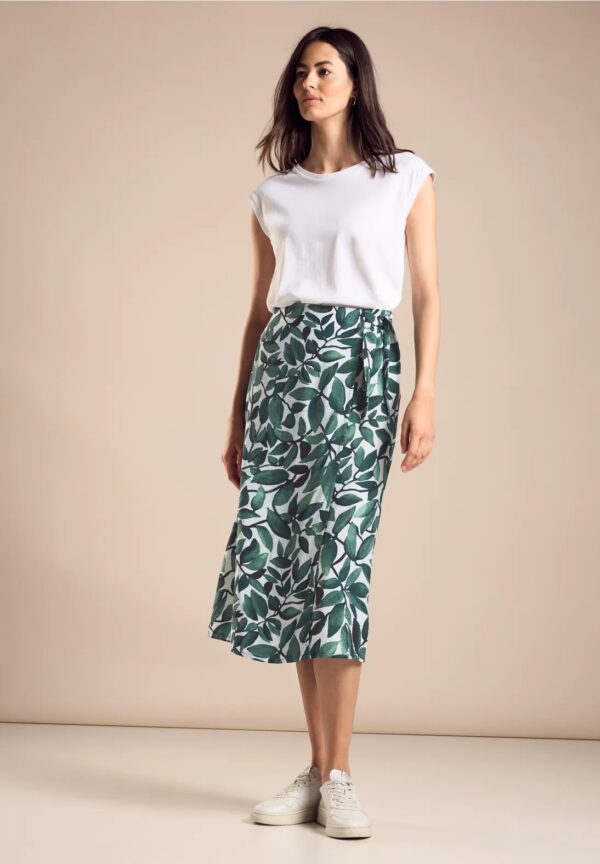 Sukňa zelená-vzor Street One