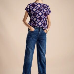 Tričko fialová-vzor Street One