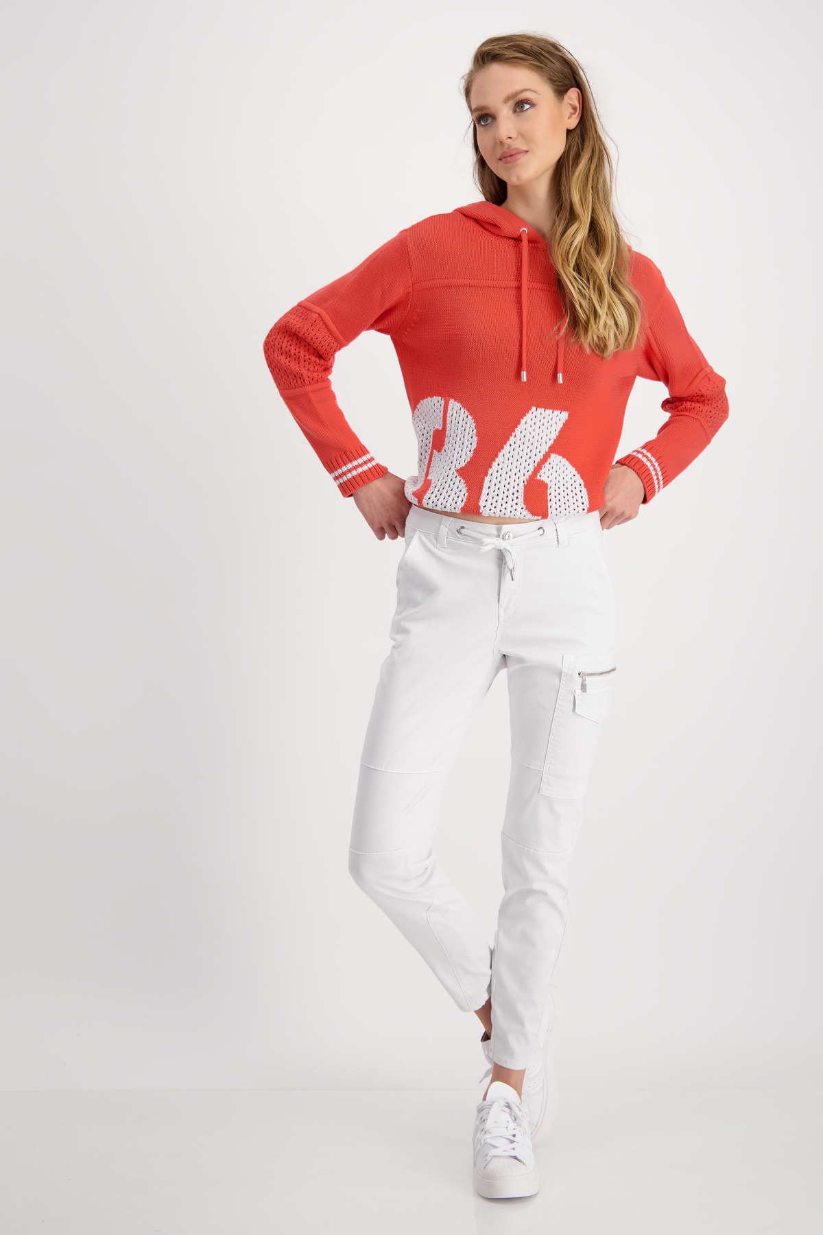 Nohavice bielo-sivá Monari