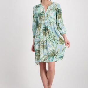 Šaty mentolová-vzor Monari