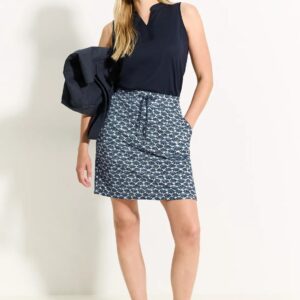 Sukňa modrá-vzor Cecil