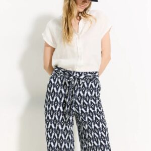 Nohavice čierna-vzor Cecil