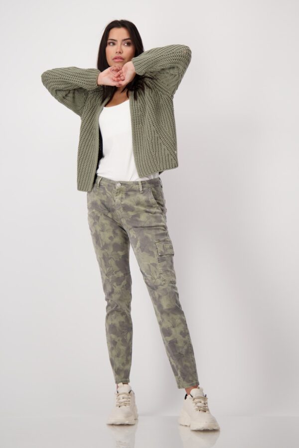 Kardigán khaki Monari