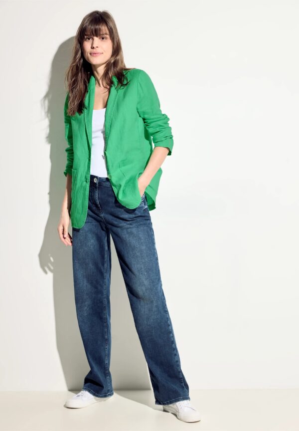 Sako ľan zelené Cecil