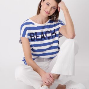 Top bielo-modrý Monari