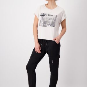 Tričko béž-potlač Monari