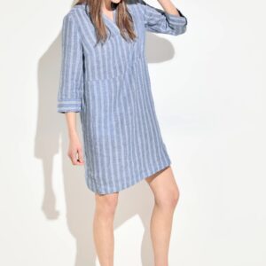 Šaty modrá-pásik Cecil