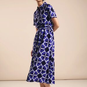 Šaty modrá-vzor Street One