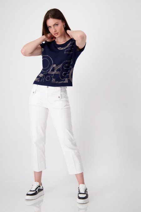 Tričko tm.modrá Monari