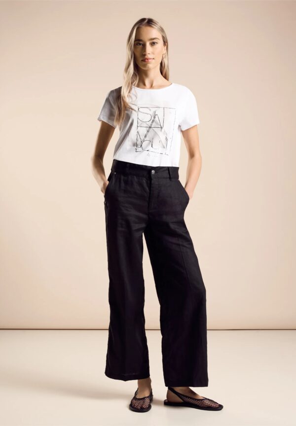 Tričko biela-potlač Street One