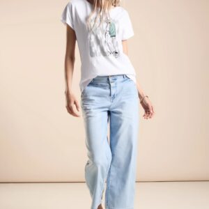 Tričko biela-potlač Street One