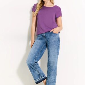 Tričko fialové Cecil