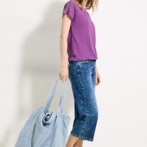 Tričko fialové Cecil