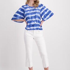 Top bielo-modrý Monari