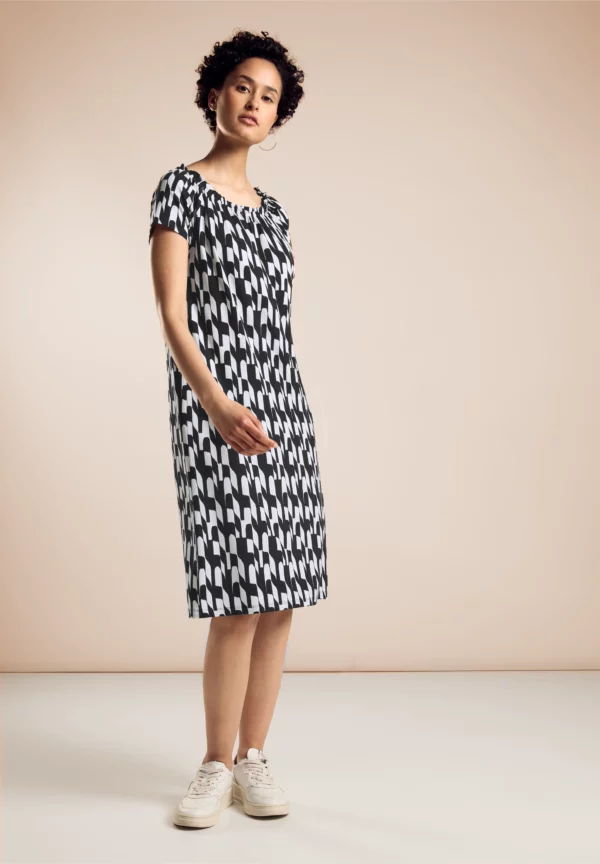 Šaty čierna-vzor Street One