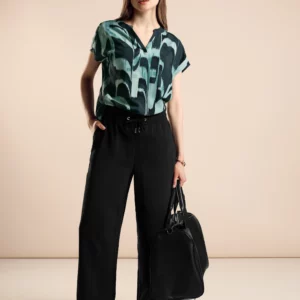 Blúzka zelená-vzor Street One