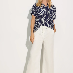 Blúzka modrá-vzor Cecil